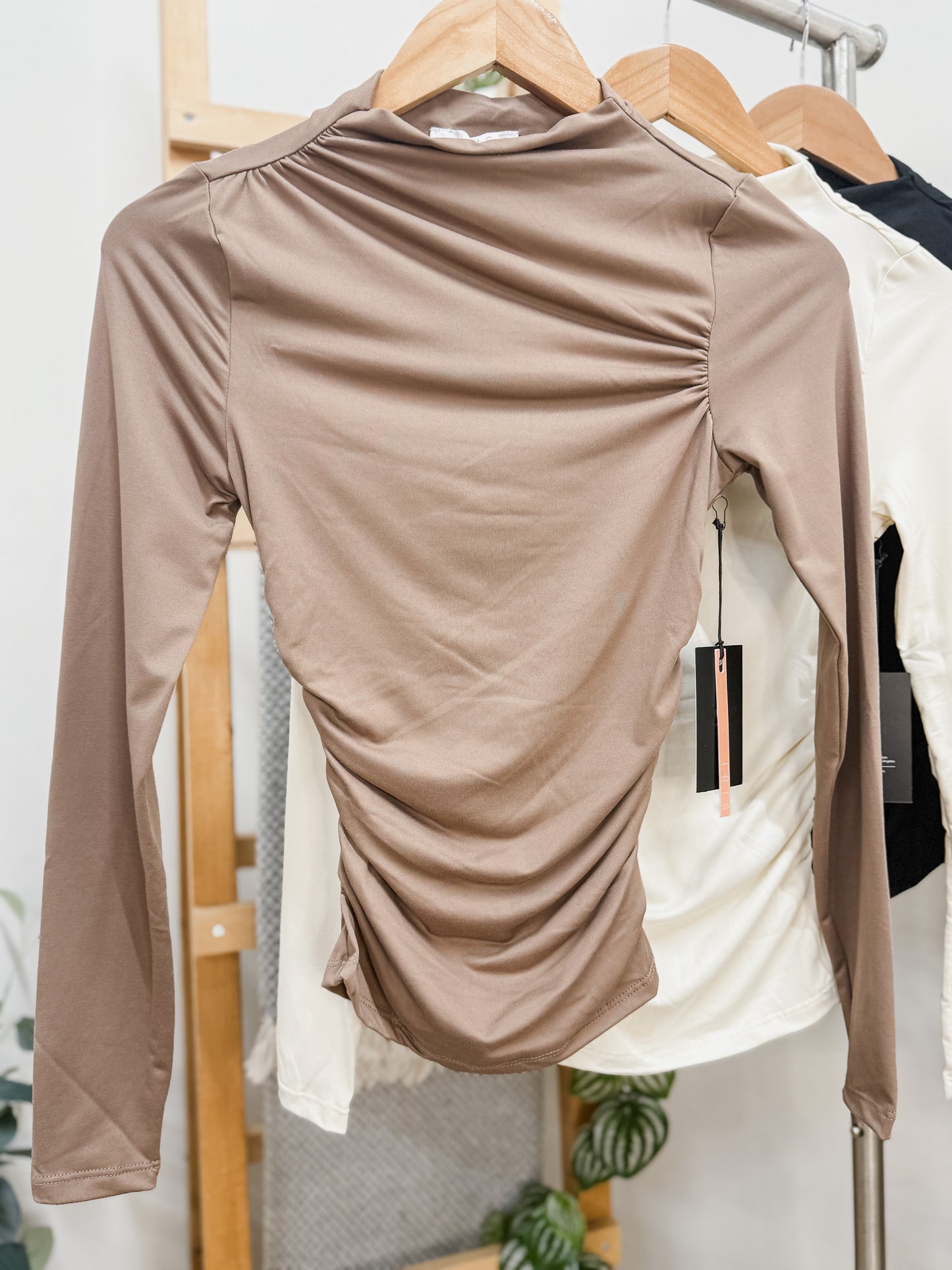 Lexi Ruched Long Sleeve Top