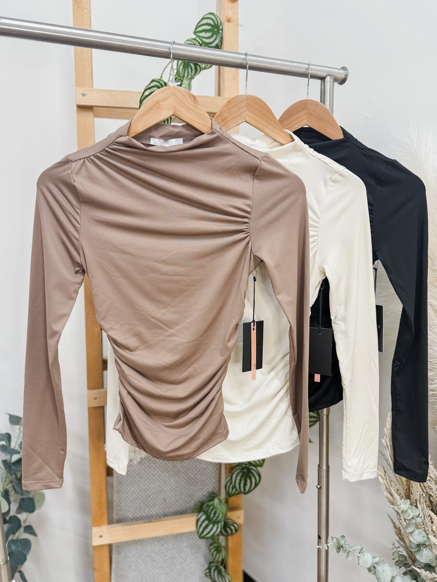 Lexi Ruched Long Sleeve Top