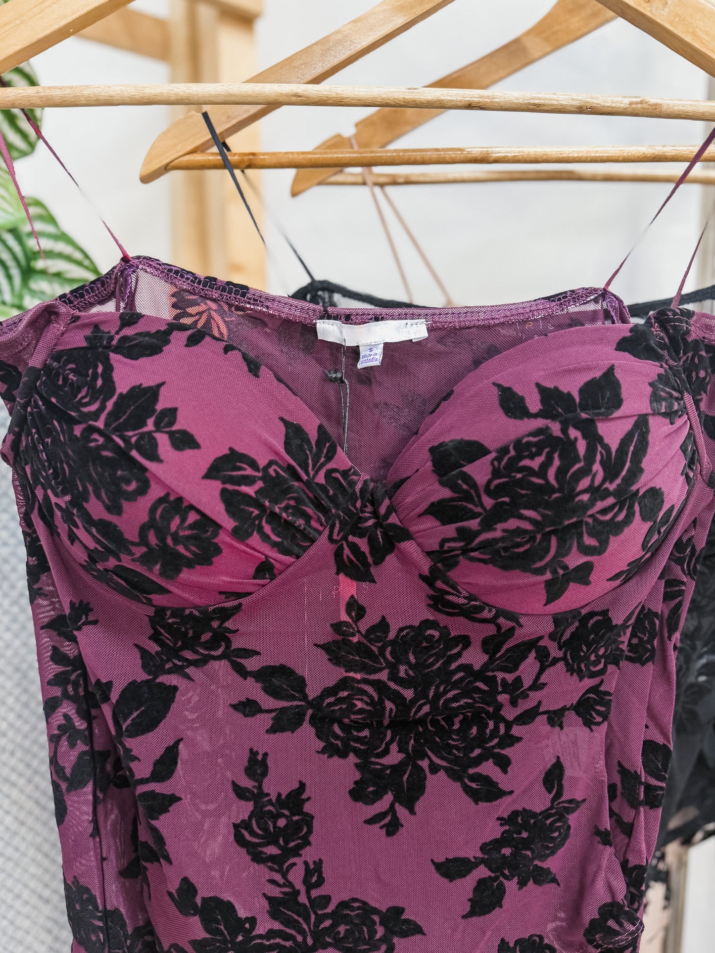 Rosa Burnout Off the Shoulder Bodysuit