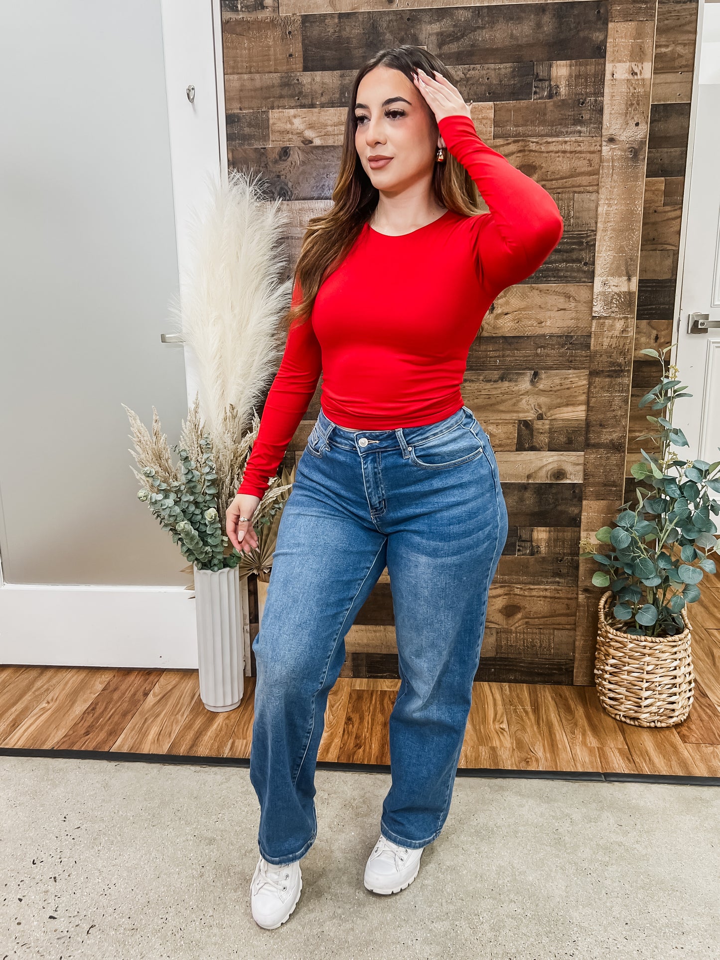 RESTOCK! Lynn Soft Double Layered Long Sleeve Top