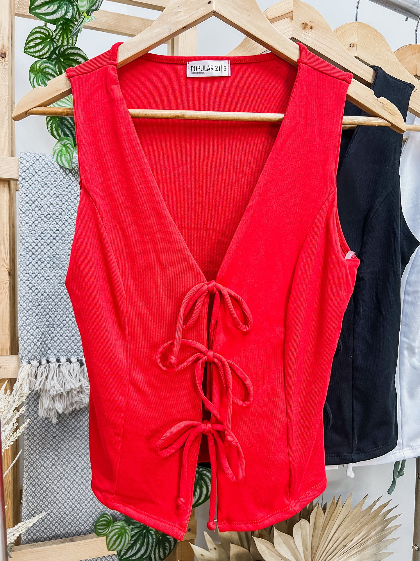Analise Bow Ties Sleeveless Top