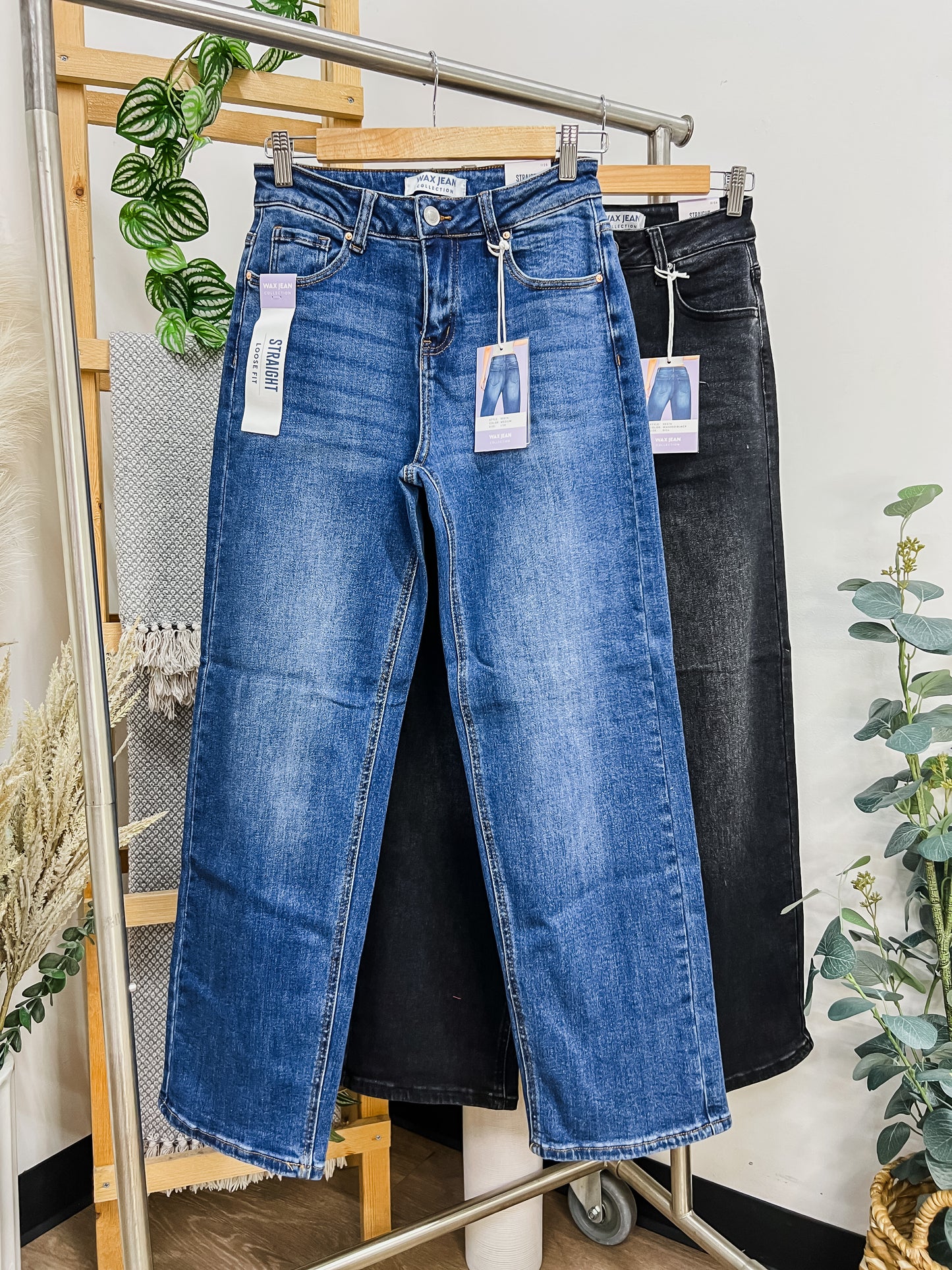 RESTOCK! Mariah High Waist Loose Straight Jeans
