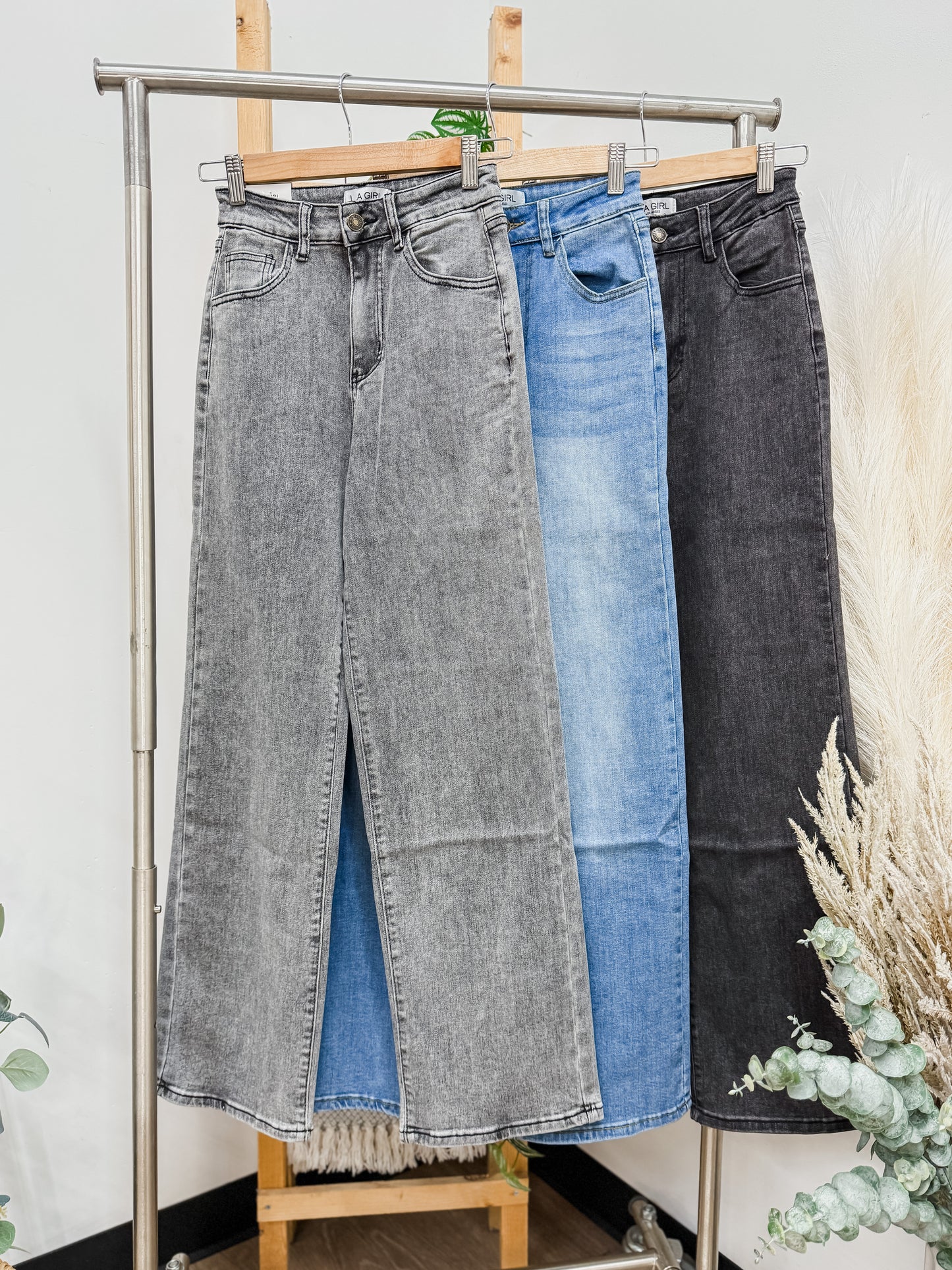 RESTOCK! Ellie Stretch High Rise Wide Leg Jeans