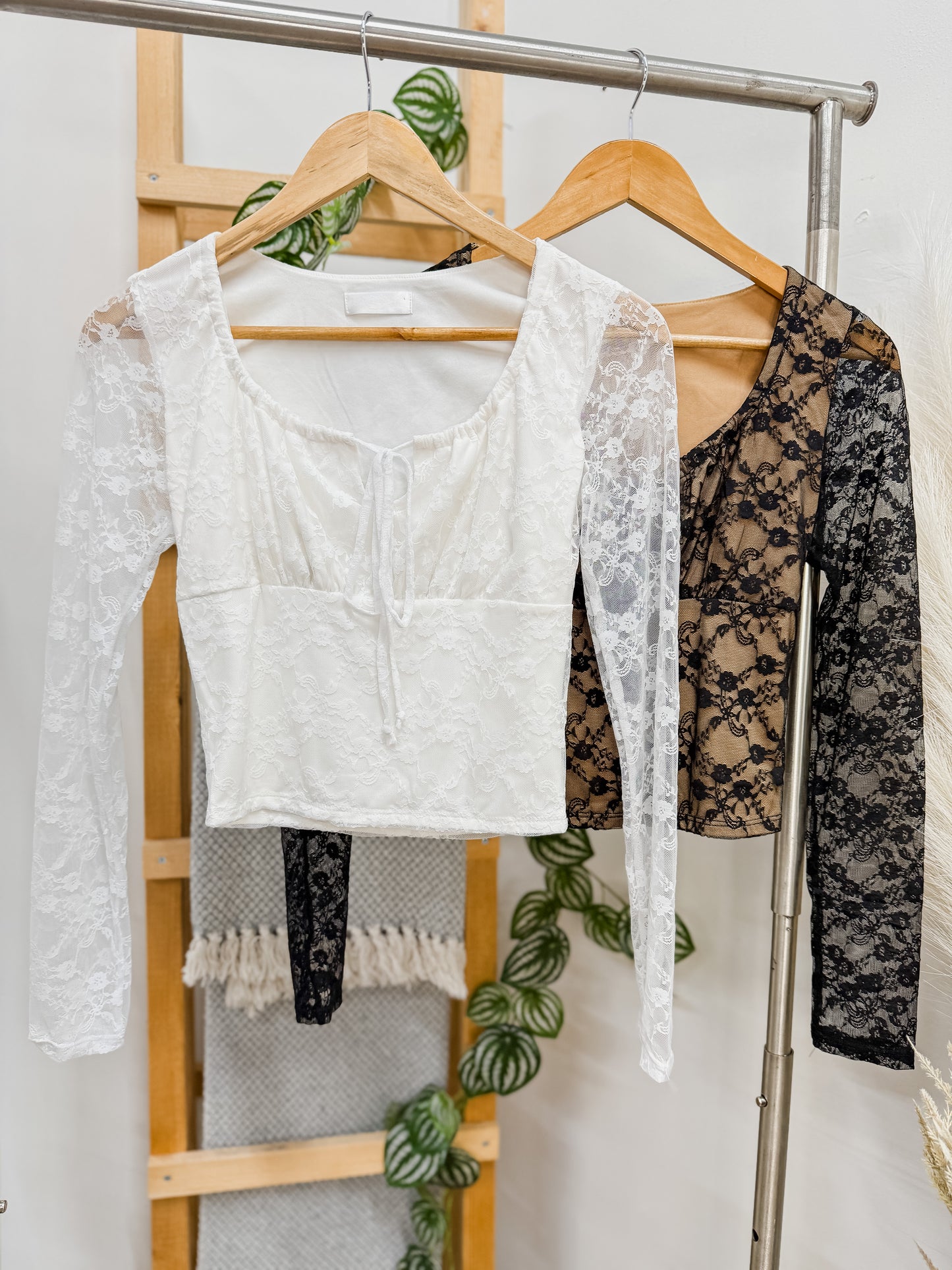 Lainey Lace Long Sleeve Top