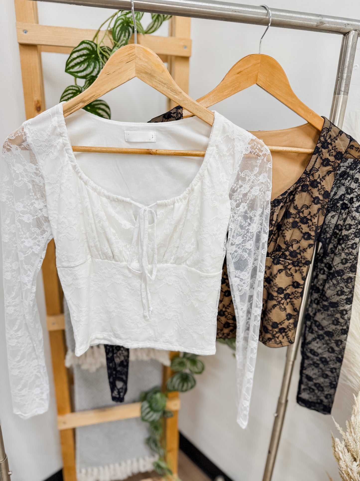 Lainey Lace Long Sleeve Top