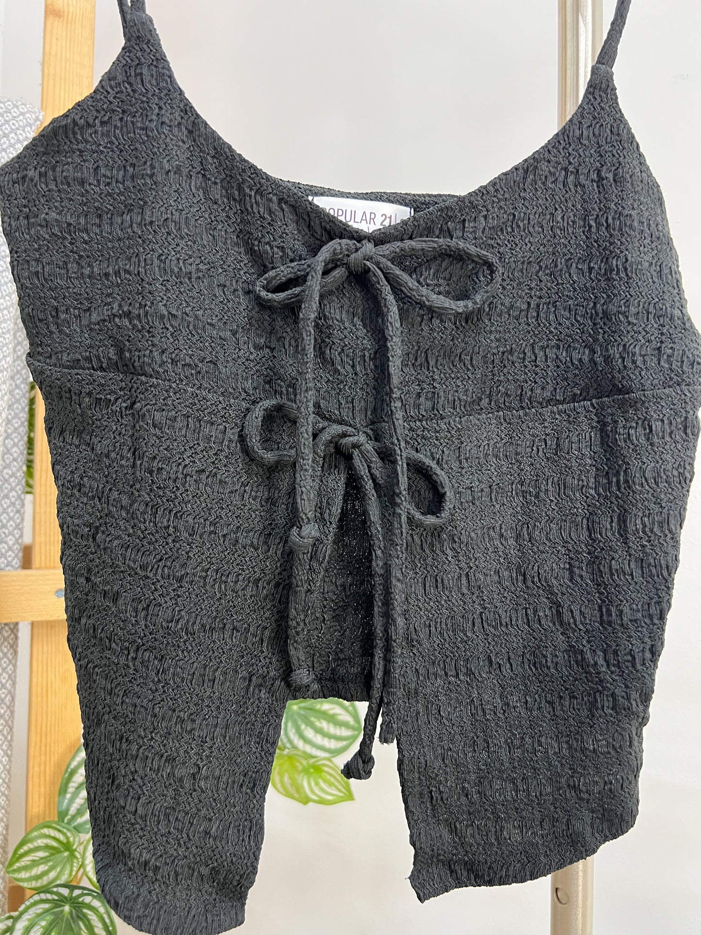 Mae Front Tie Spaghetti Strap Top