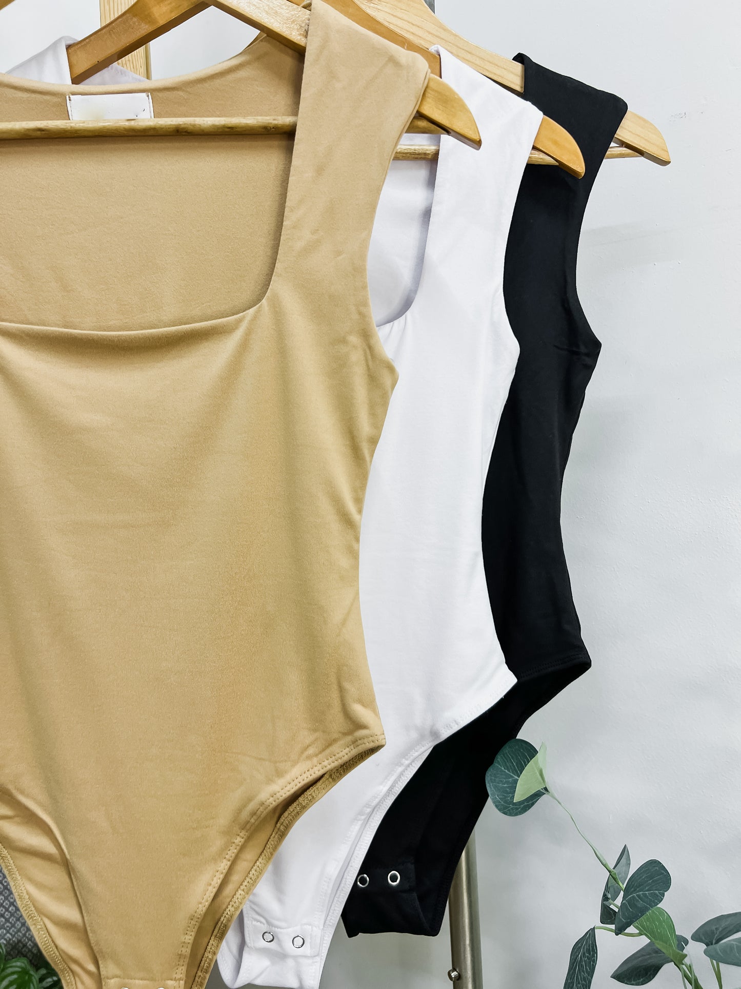 Blair Square Neck Double Layered Bodysuit