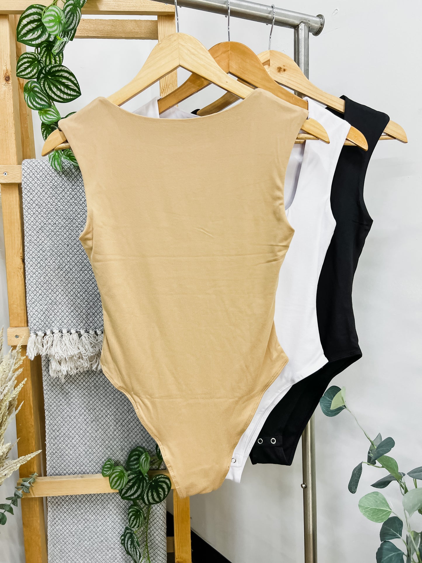 Blair Square Neck Double Layered Bodysuit