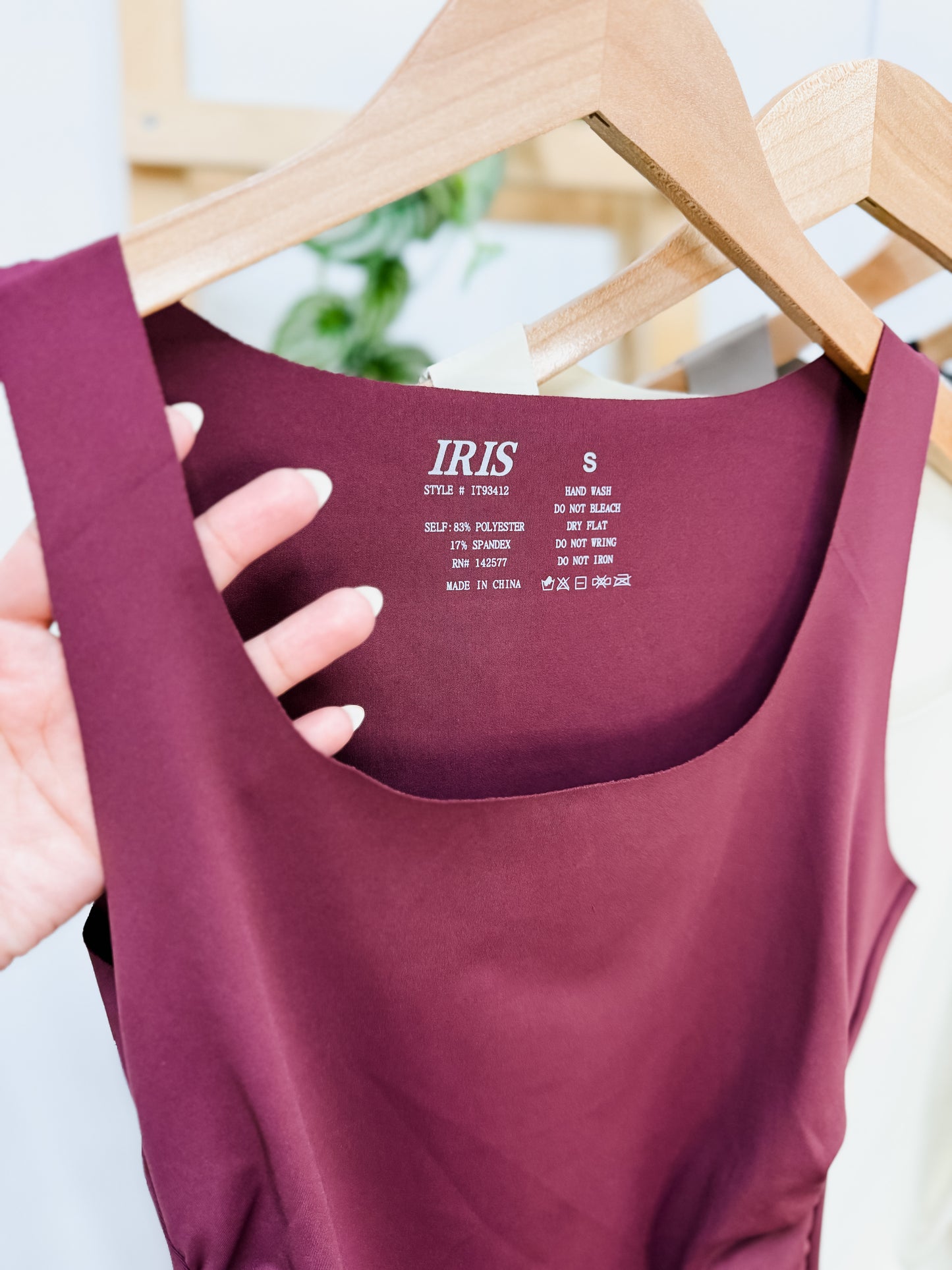 Eden Scoop Neck Laser Cut Bodysuit
