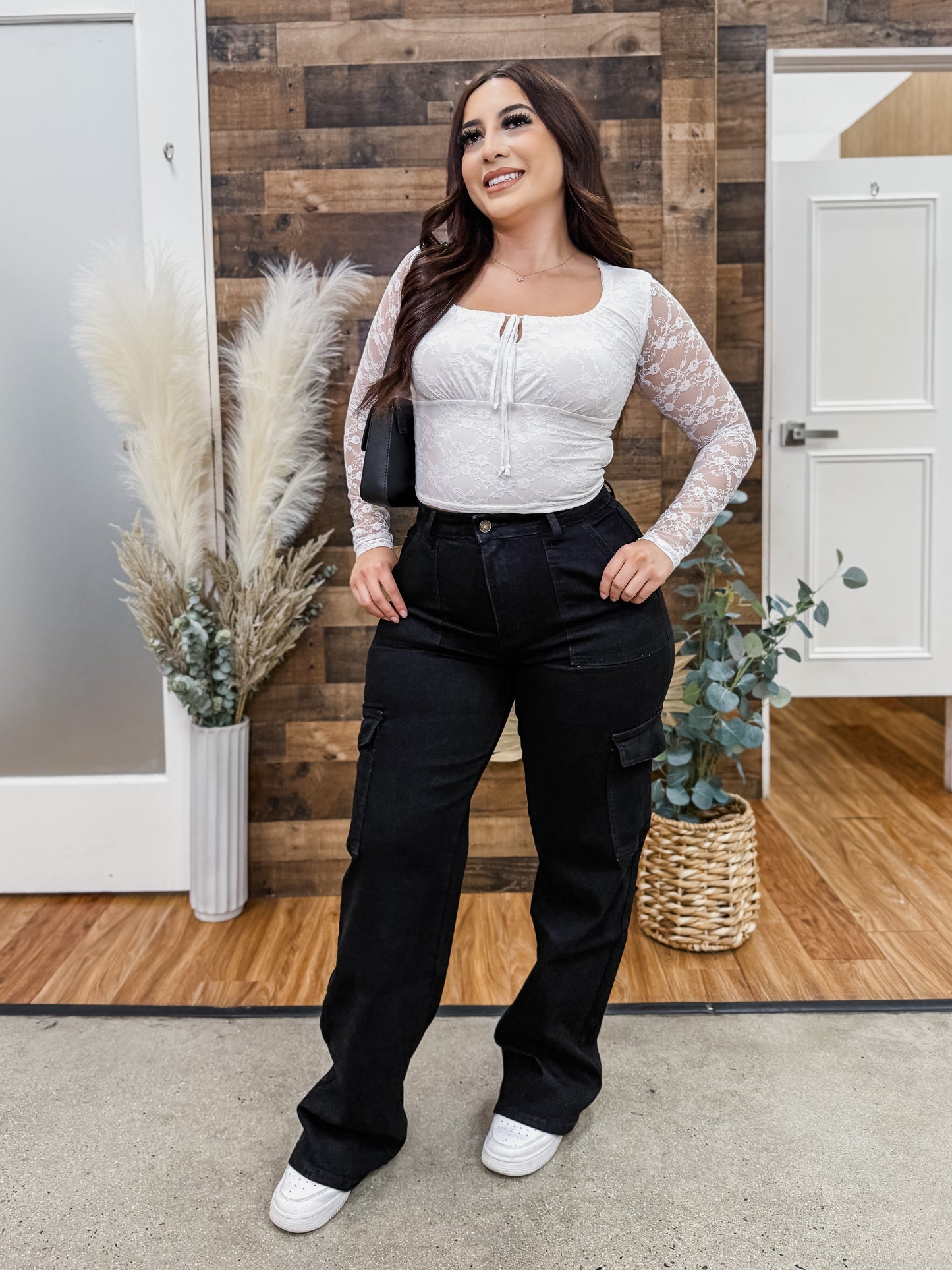 Lainey Lace Long Sleeve Top