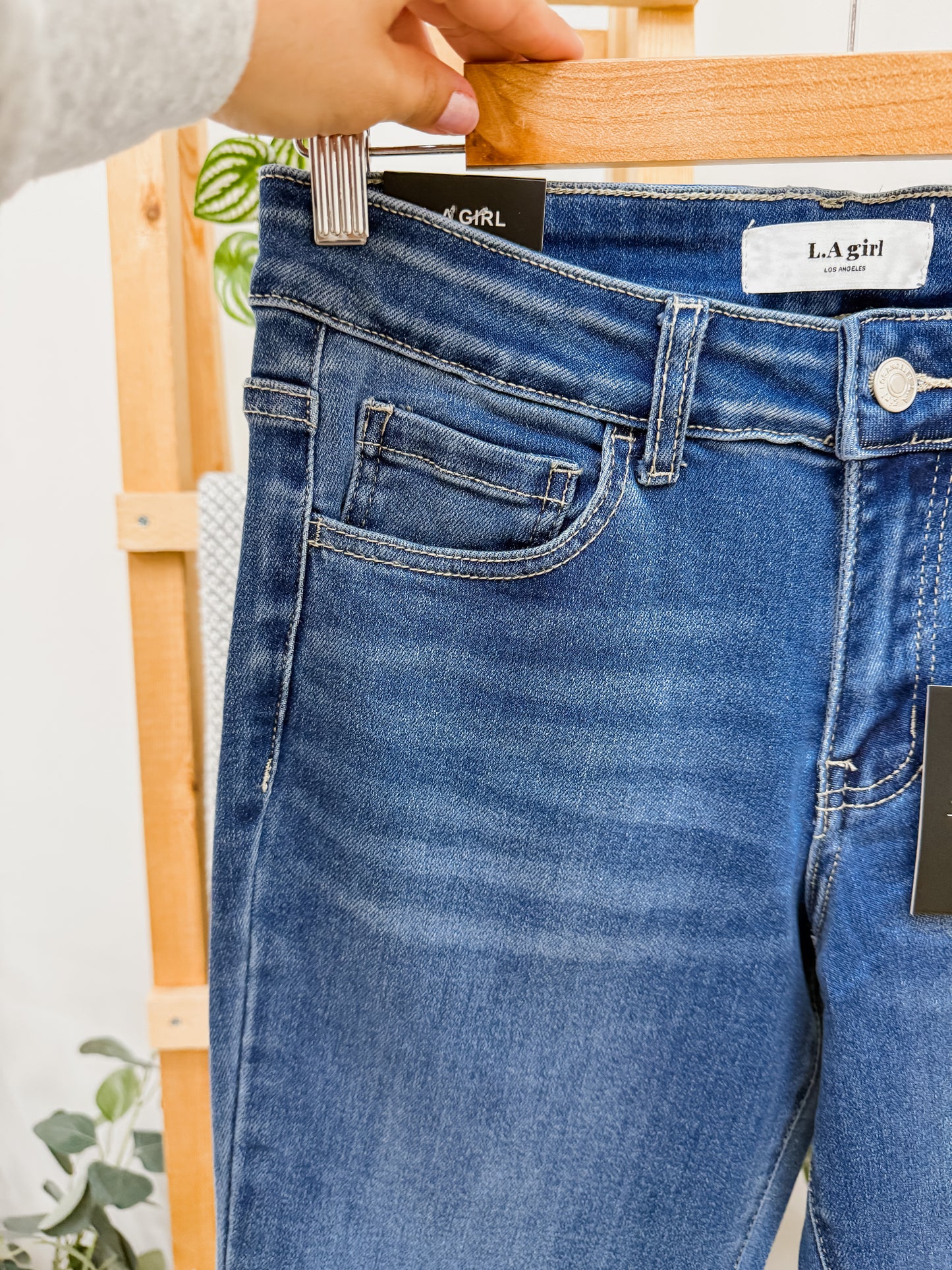 Kristen Ankle Wide Leg Stretch Jeans
