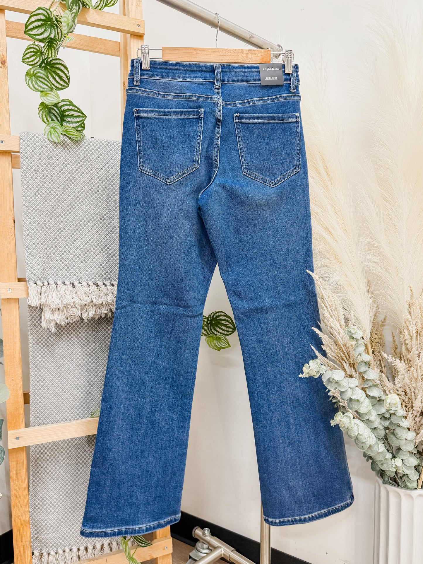 Kristen Ankle Wide Leg Stretch Jeans