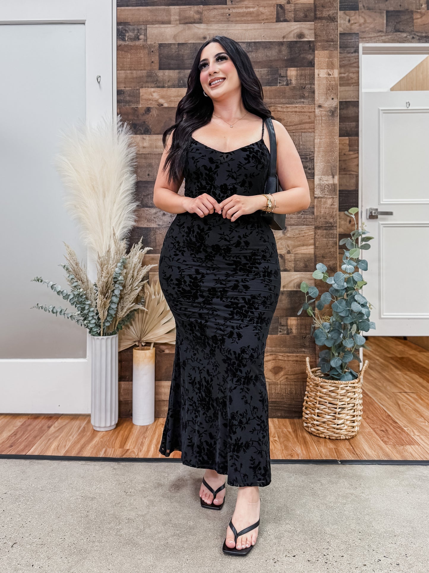 Willow Rose Maxi Bodycon Dress