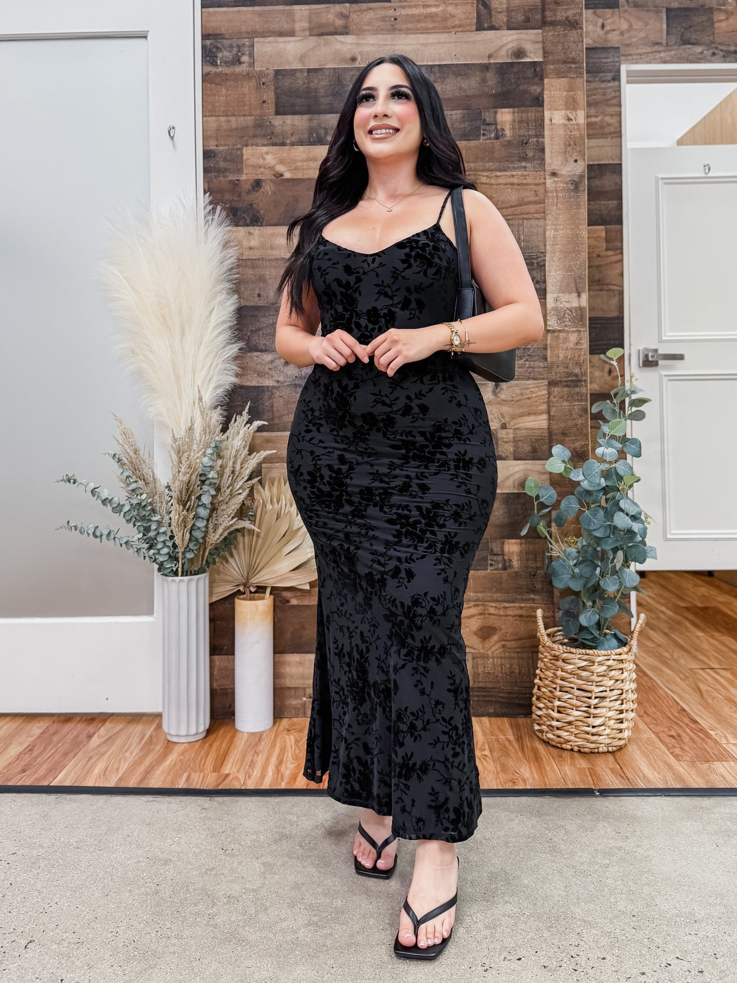 Willow Rose Maxi Bodycon Dress