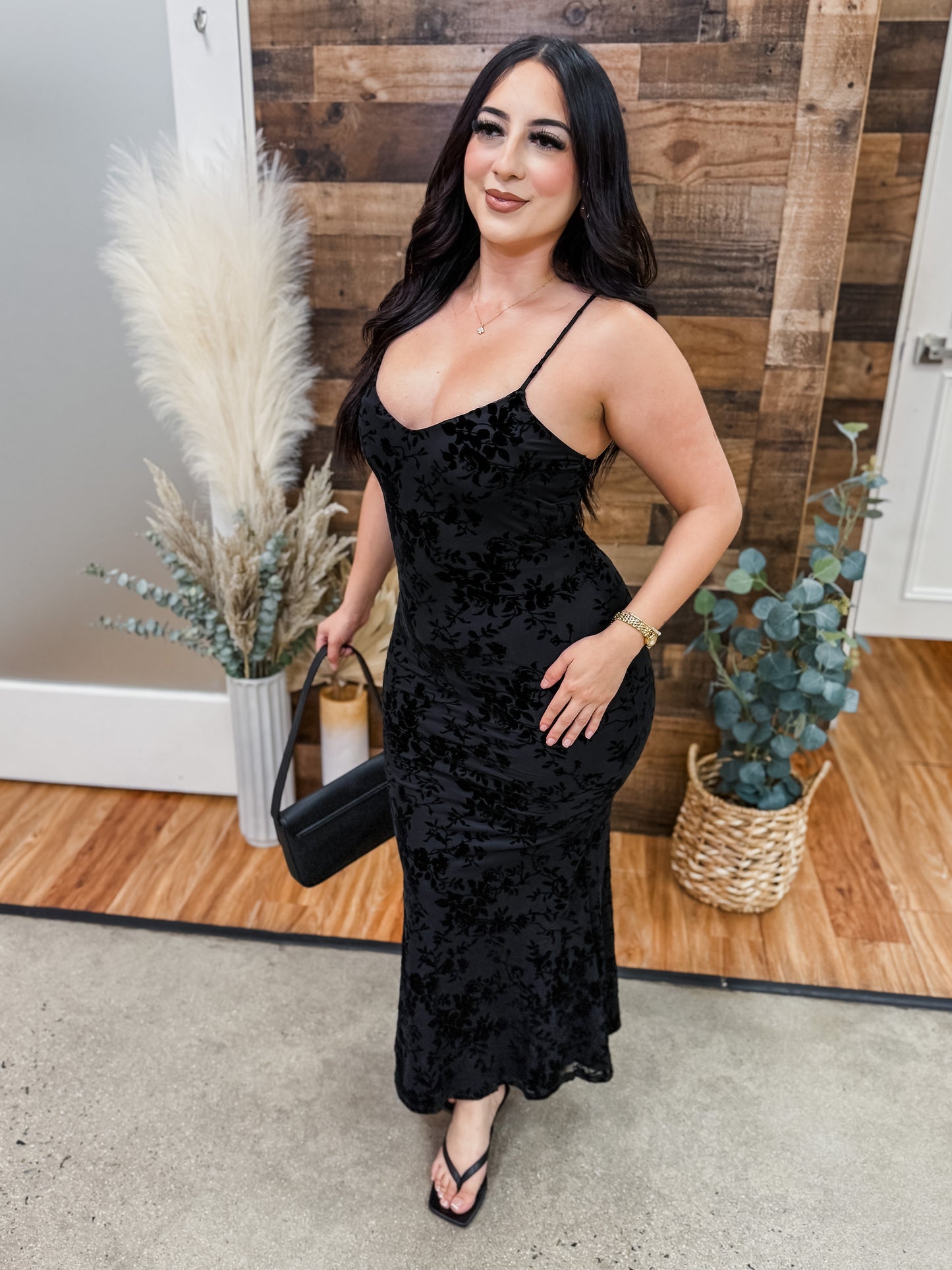 Willow Rose Maxi Bodycon Dress