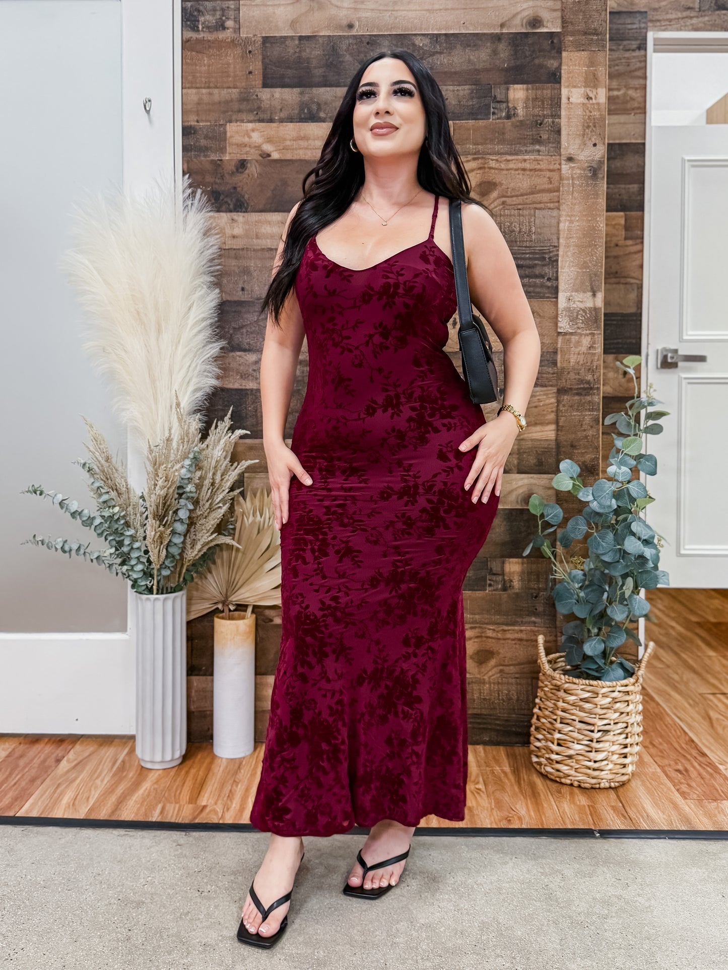 Willow Rose Maxi Bodycon Dress