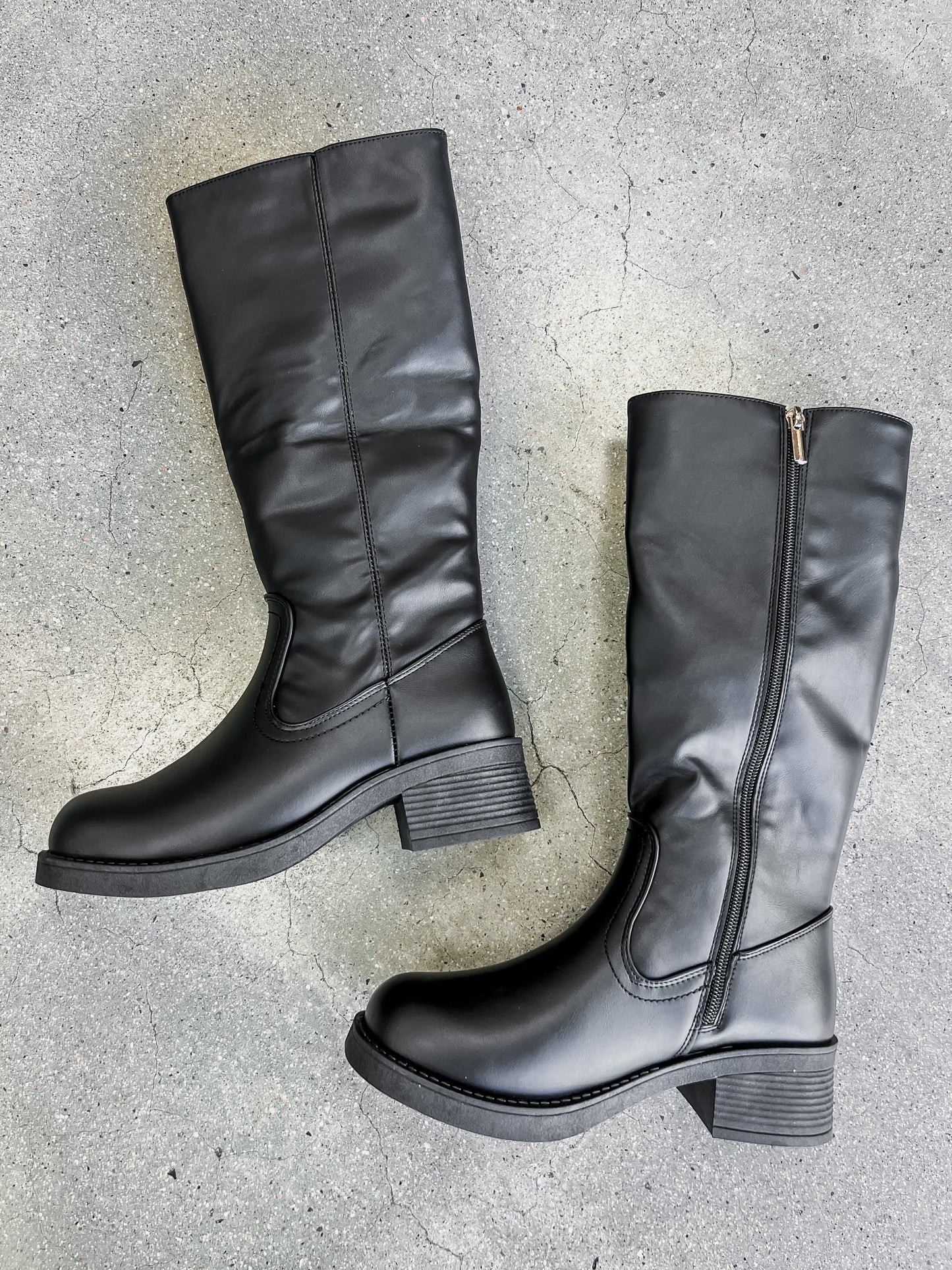 Mercedes Knee High Leather Boots
