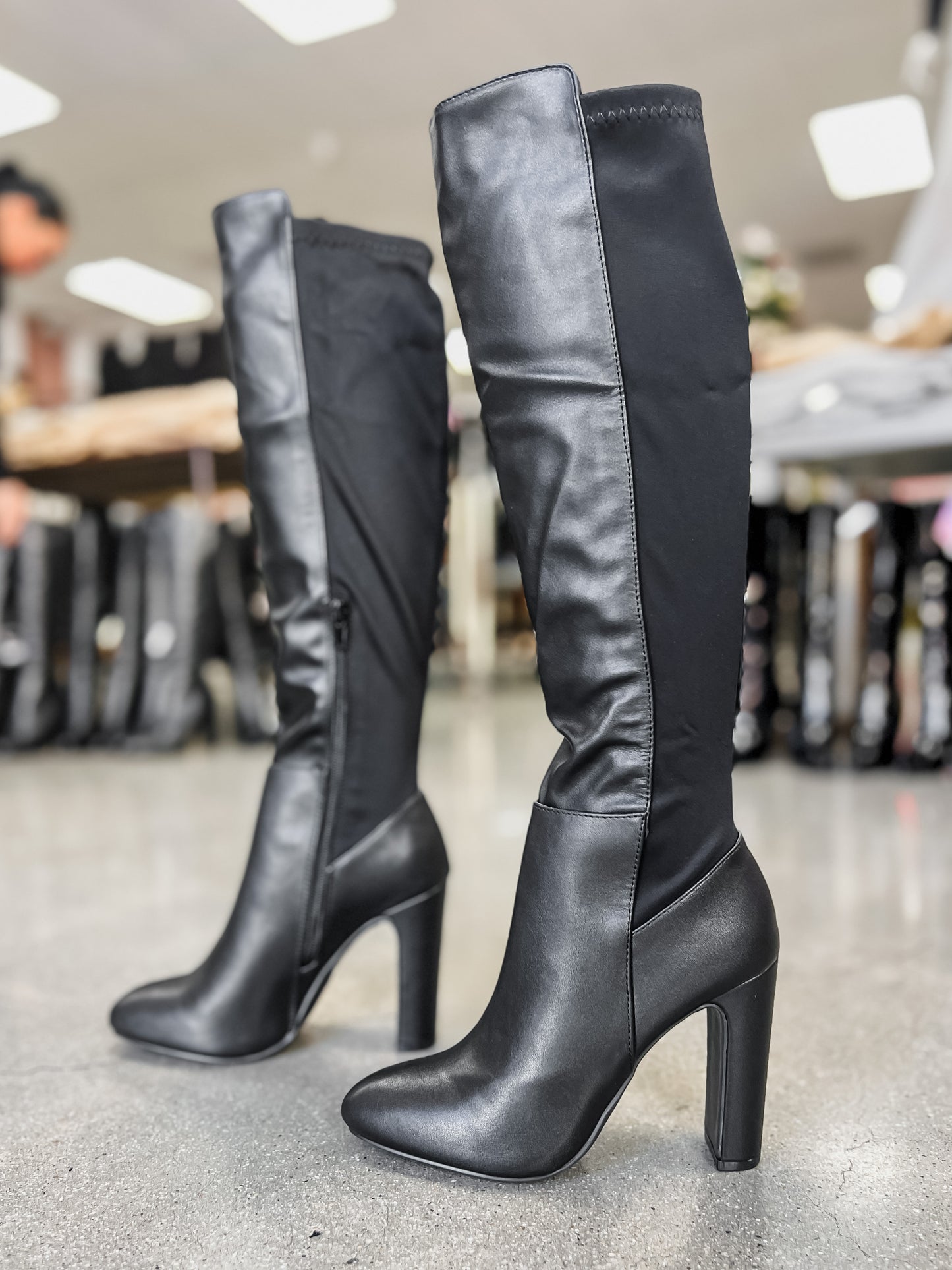 Brandy Knee High Leather Boots
