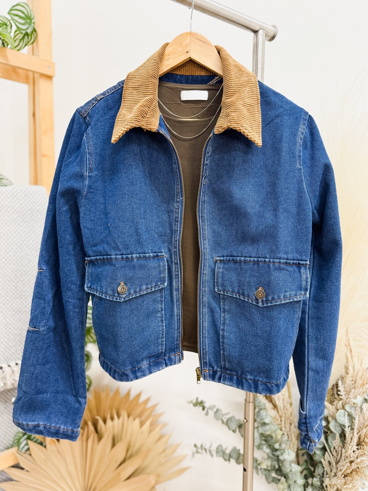 Taylor Corduroy Denim Barn Jacket