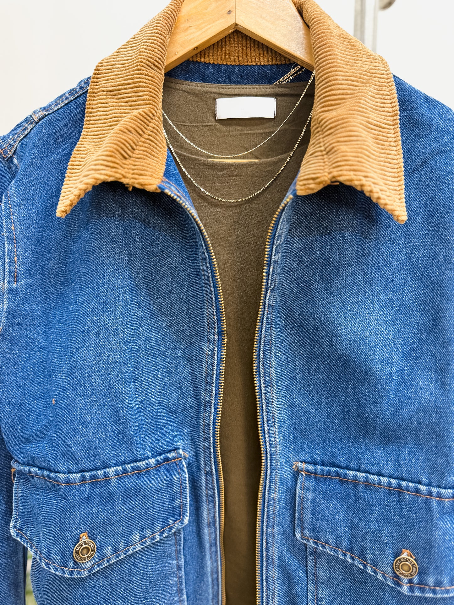 Taylor Corduroy Denim Barn Jacket