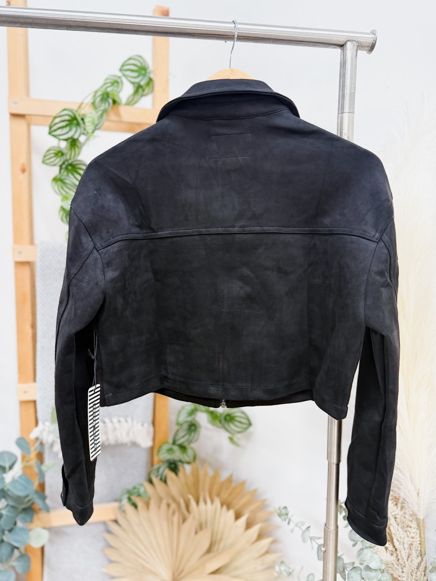 Miranda Suede Cropped Jacket
