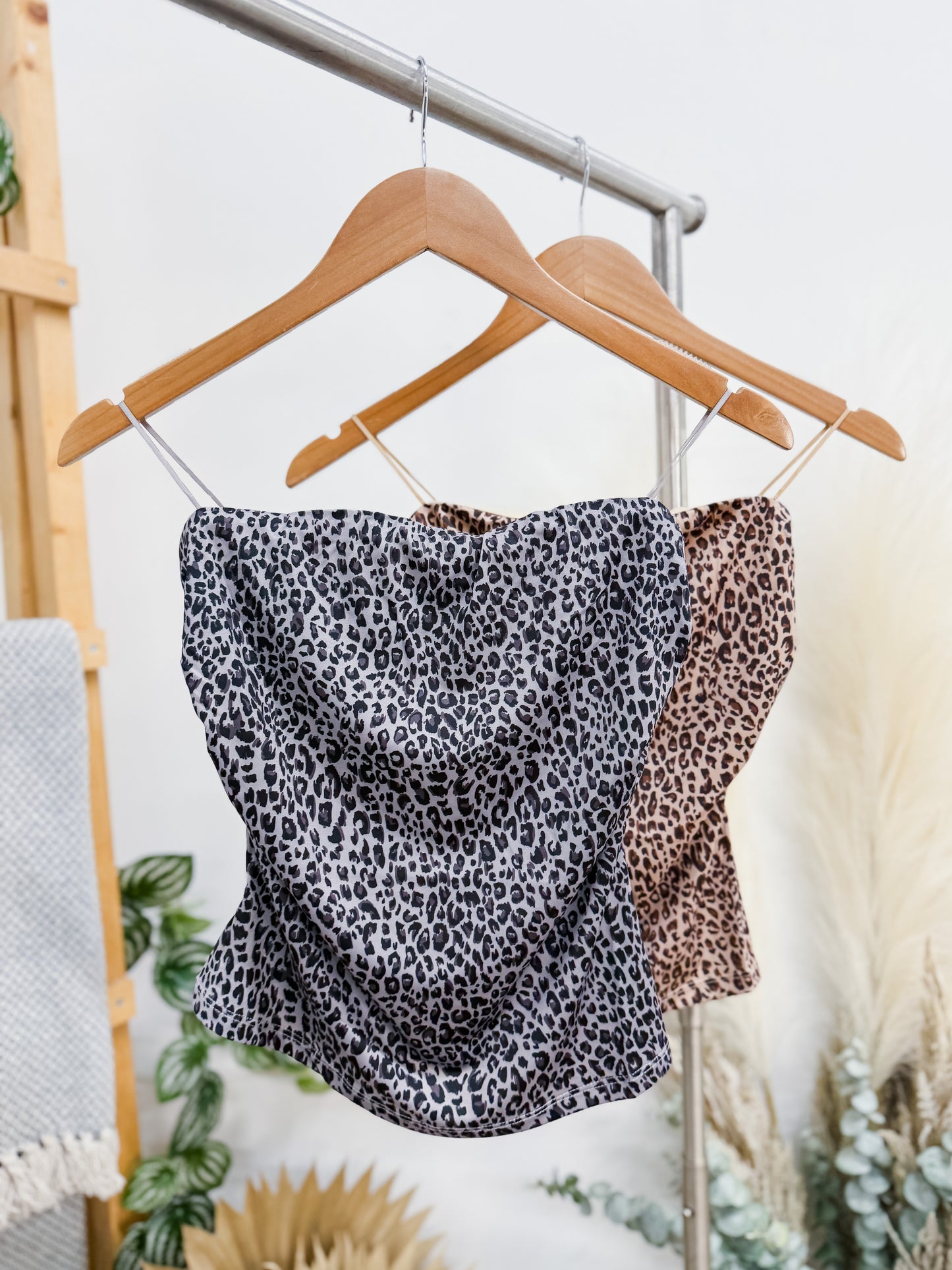 Natasha Leopard Tube Top