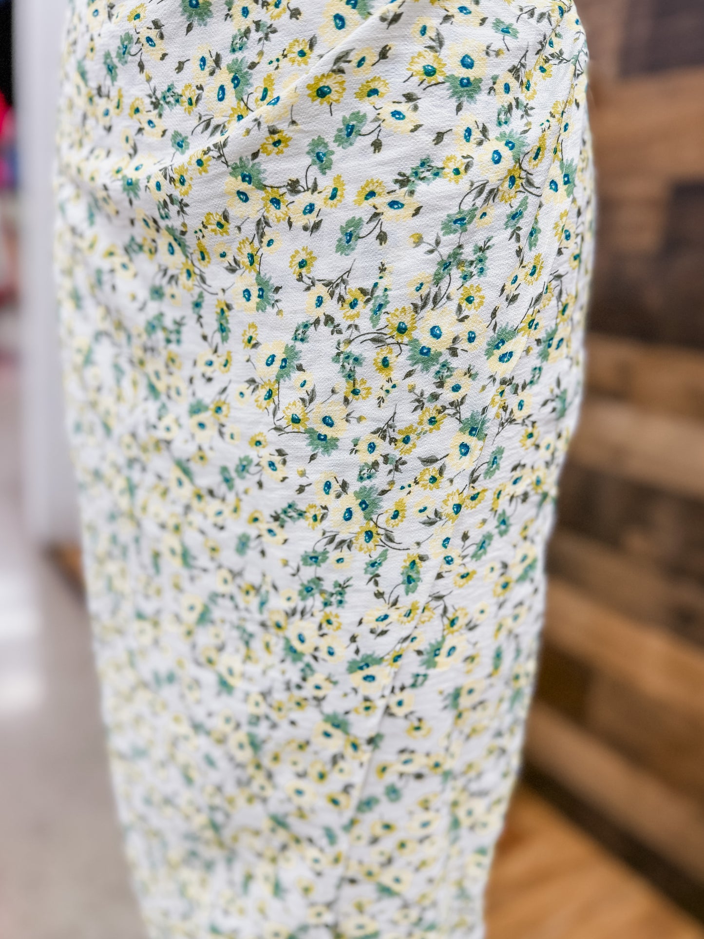 Lilah Floral Cross Back Midi Dress