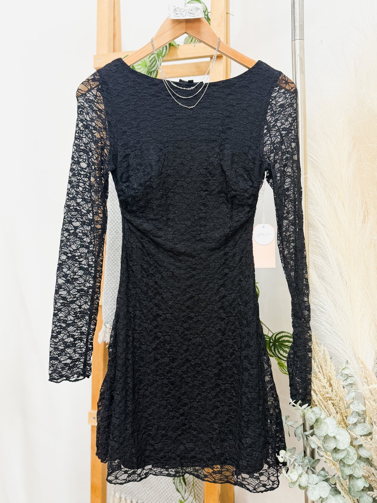 Lori Lace Stretch Flared Dress