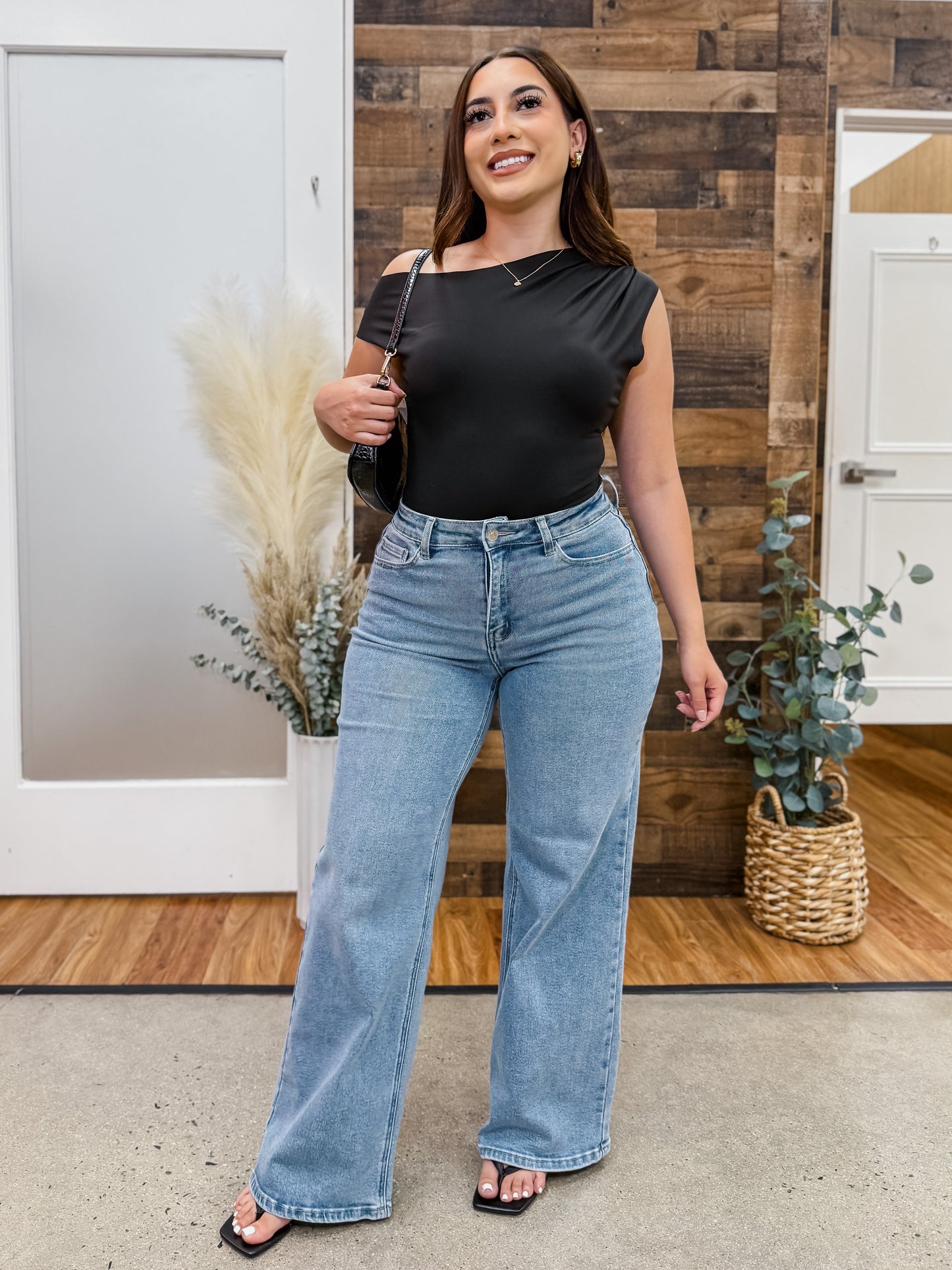 Alima Off Shoulder Laser Cut Bodysuit