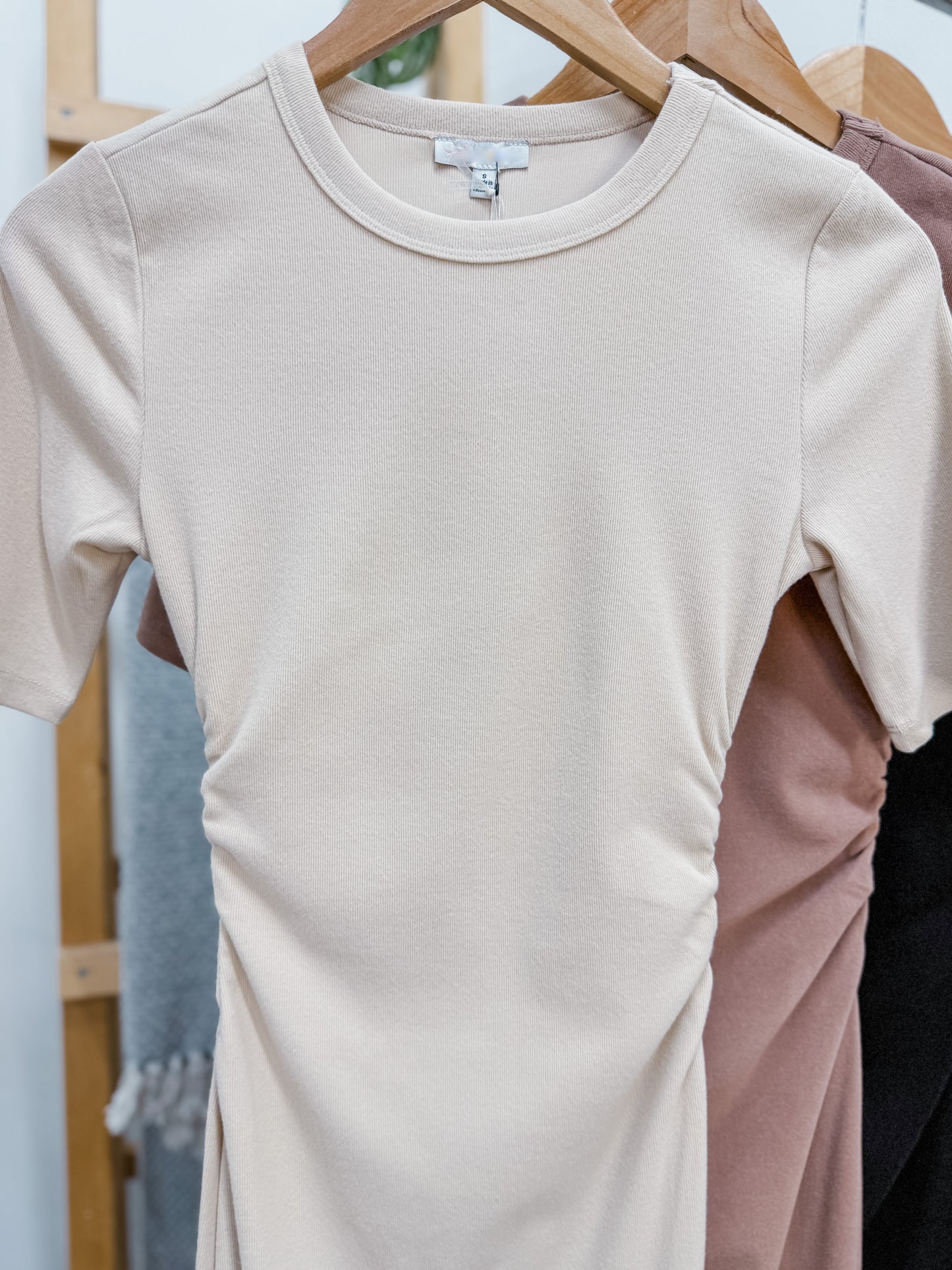 Noemi Midi Short Sleeve Dress