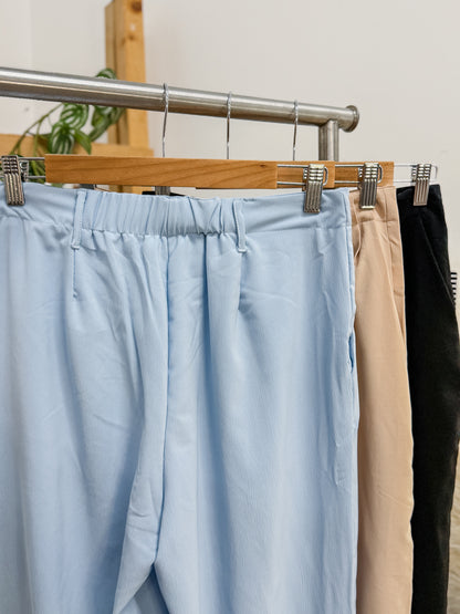 Vania Belted wide Leg Trouser Pants