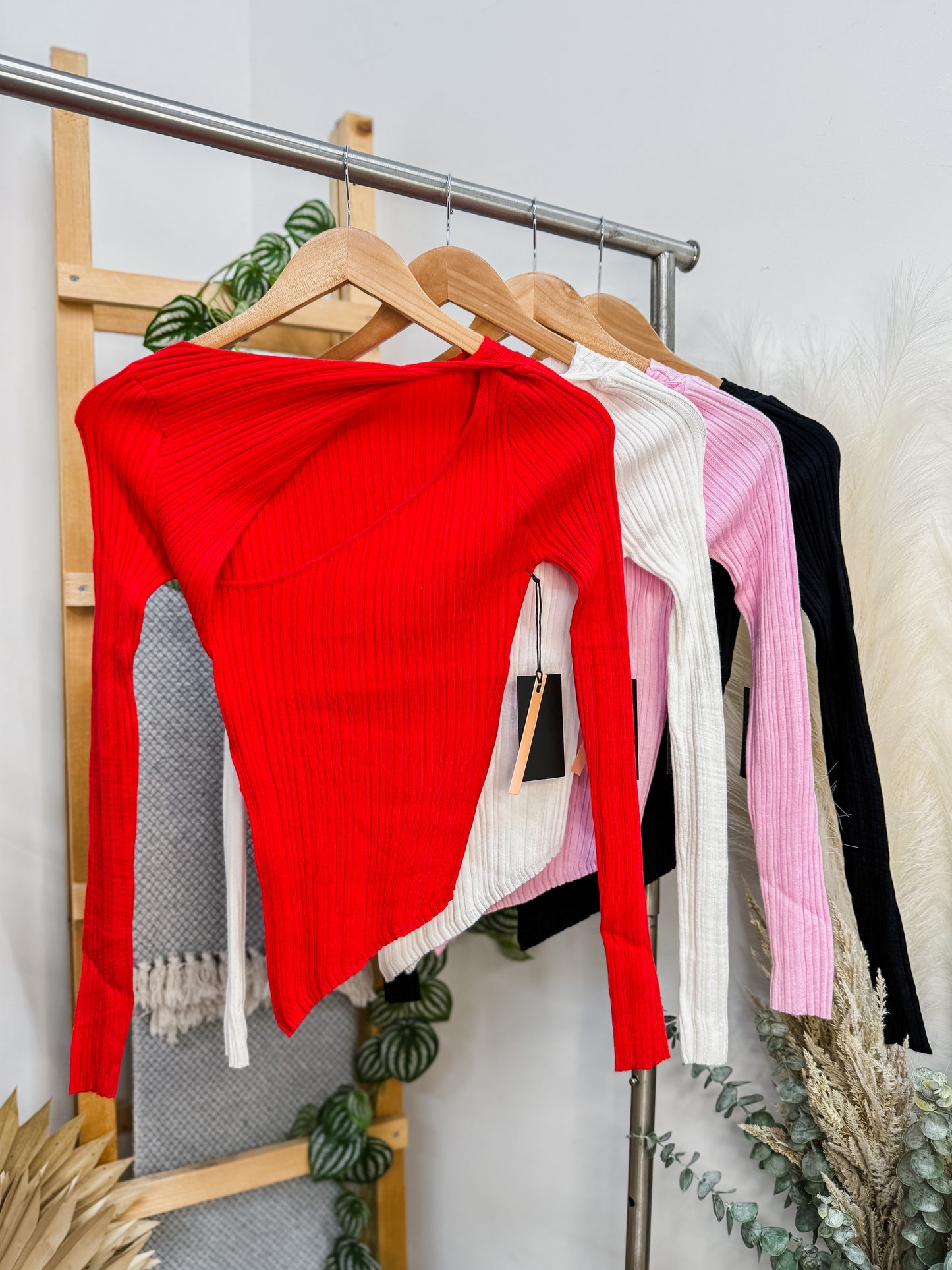 Monica Sweater Knit Long Sleeve Top