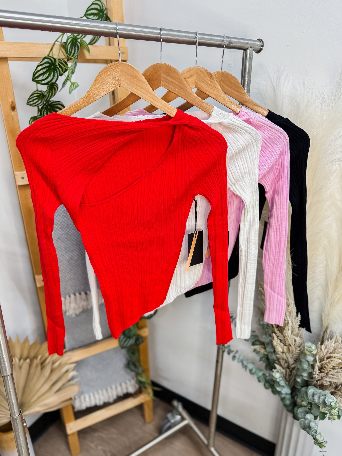 Monica Sweater Knit Long Sleeve Top