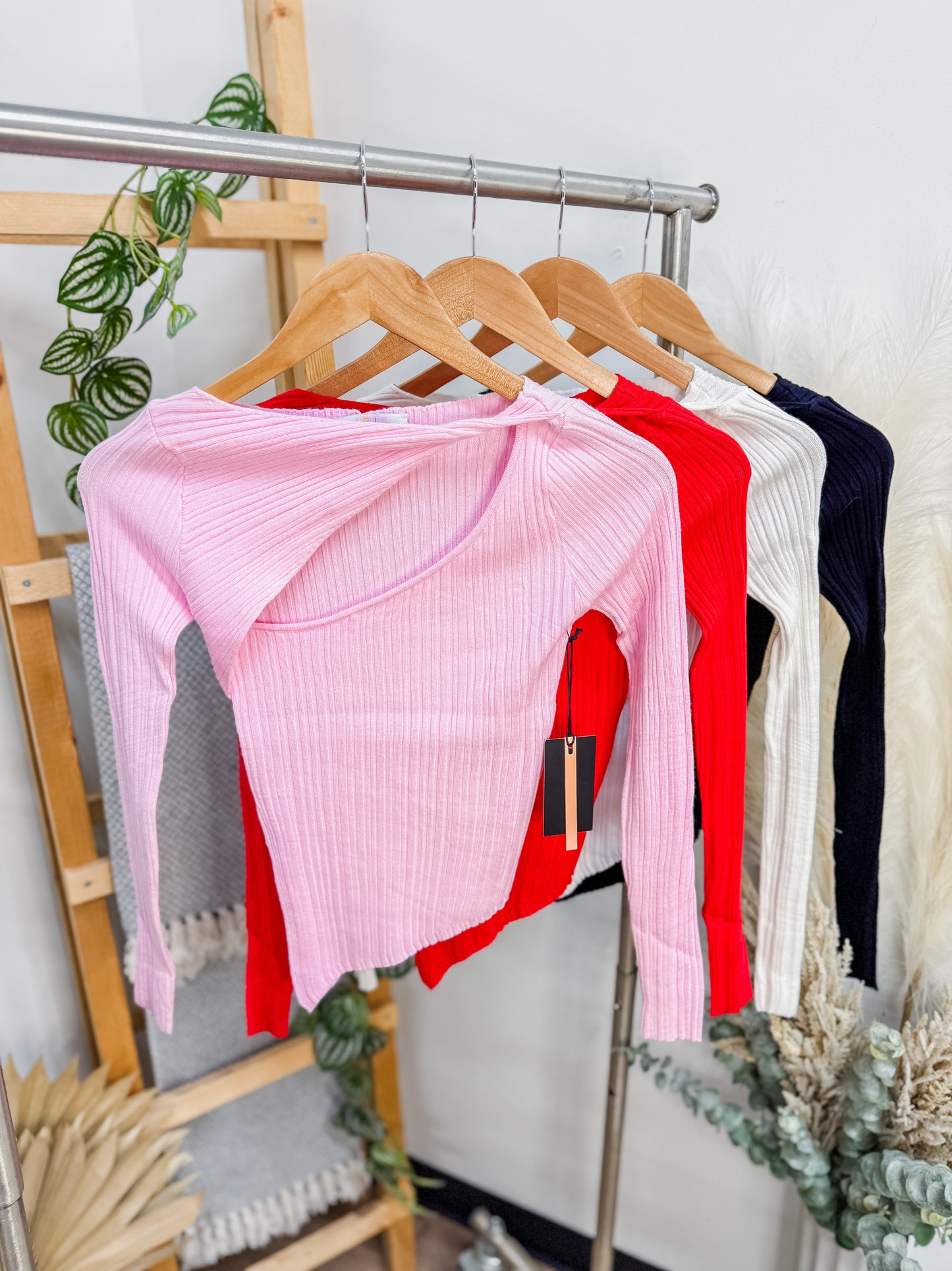 Monica Sweater Knit Long Sleeve Top