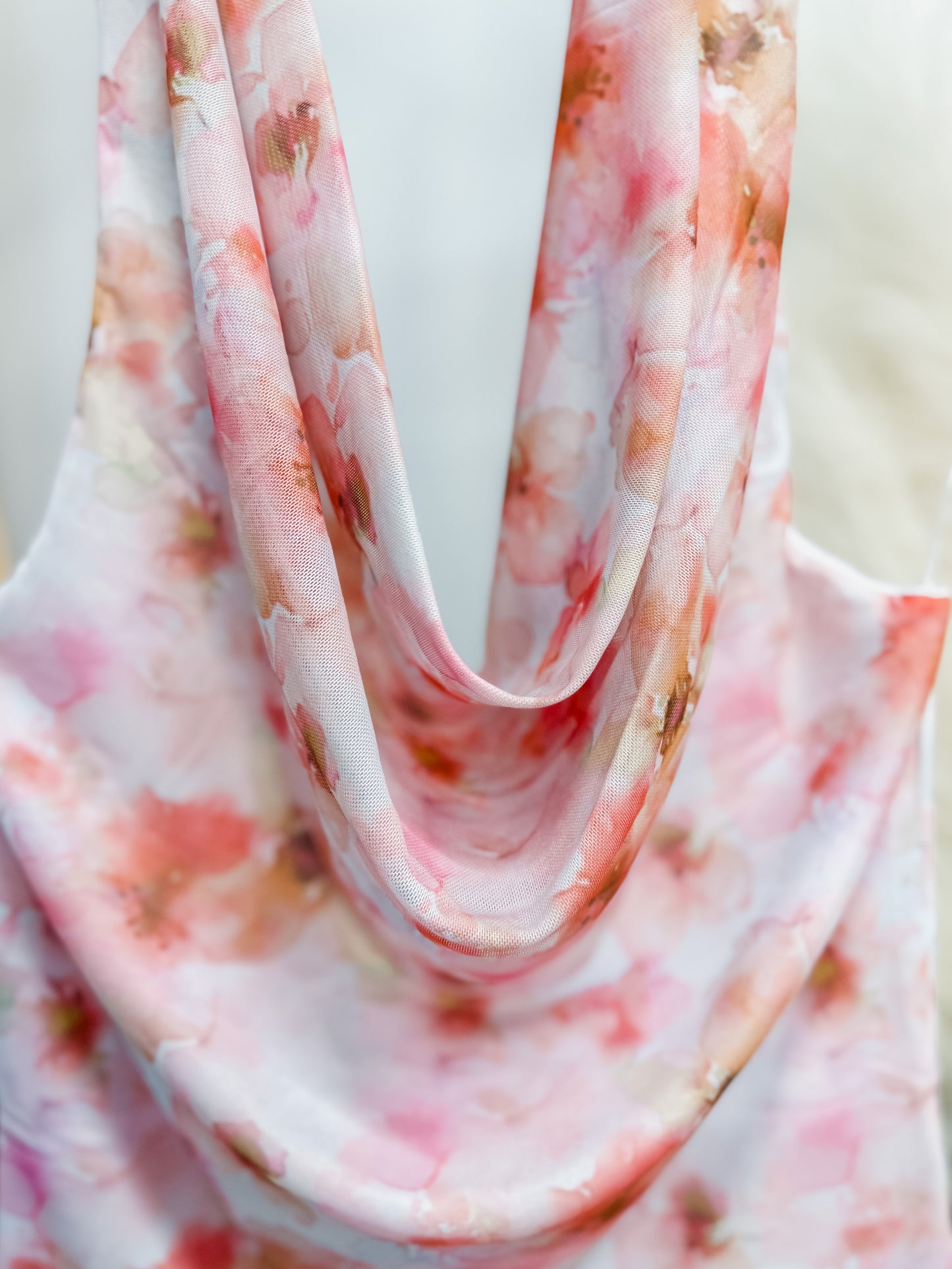 Anabelle Floral Draped Halter Top