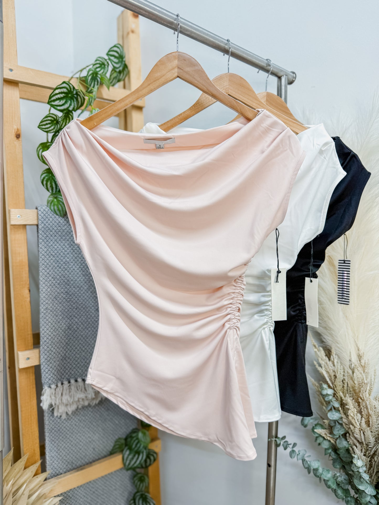 Claire Cowl Neck Top