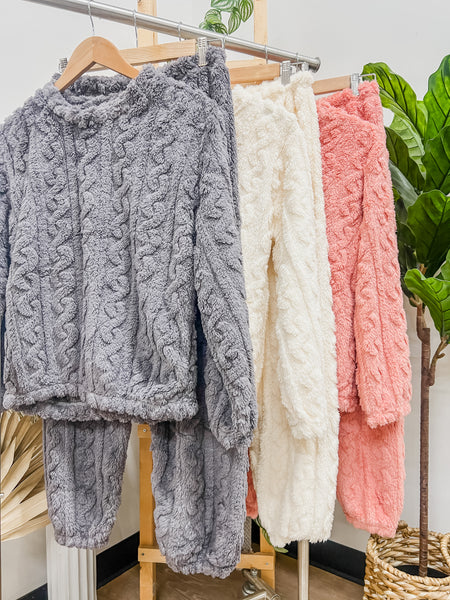 Aimee Cozy Fur Pajama Set