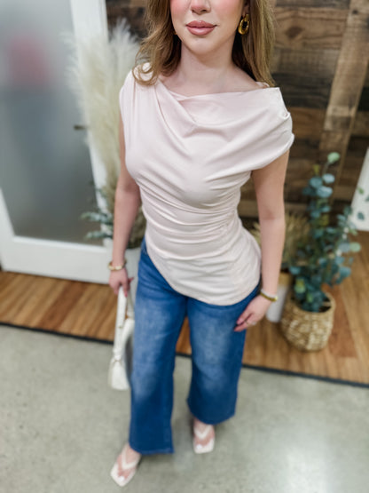 Claire Cowl Neck Top