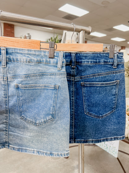 RESTOCK! Stella Denim Mini Skirt