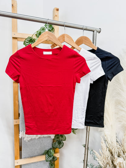 RESTOCK! Mona Double Layered Soft Fitted Tee