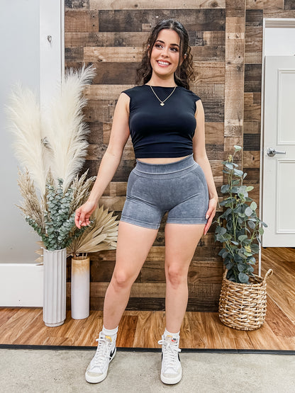 Alex Washed Perfect Peach Shorts