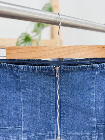 Jazmin Denim Strapless Top