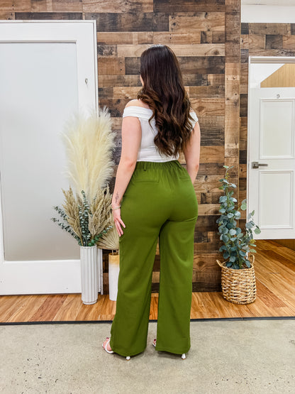 Amelie Straight Leg Trouser Pants