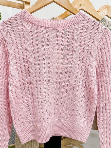 Holly Round Neck Knit Sweater