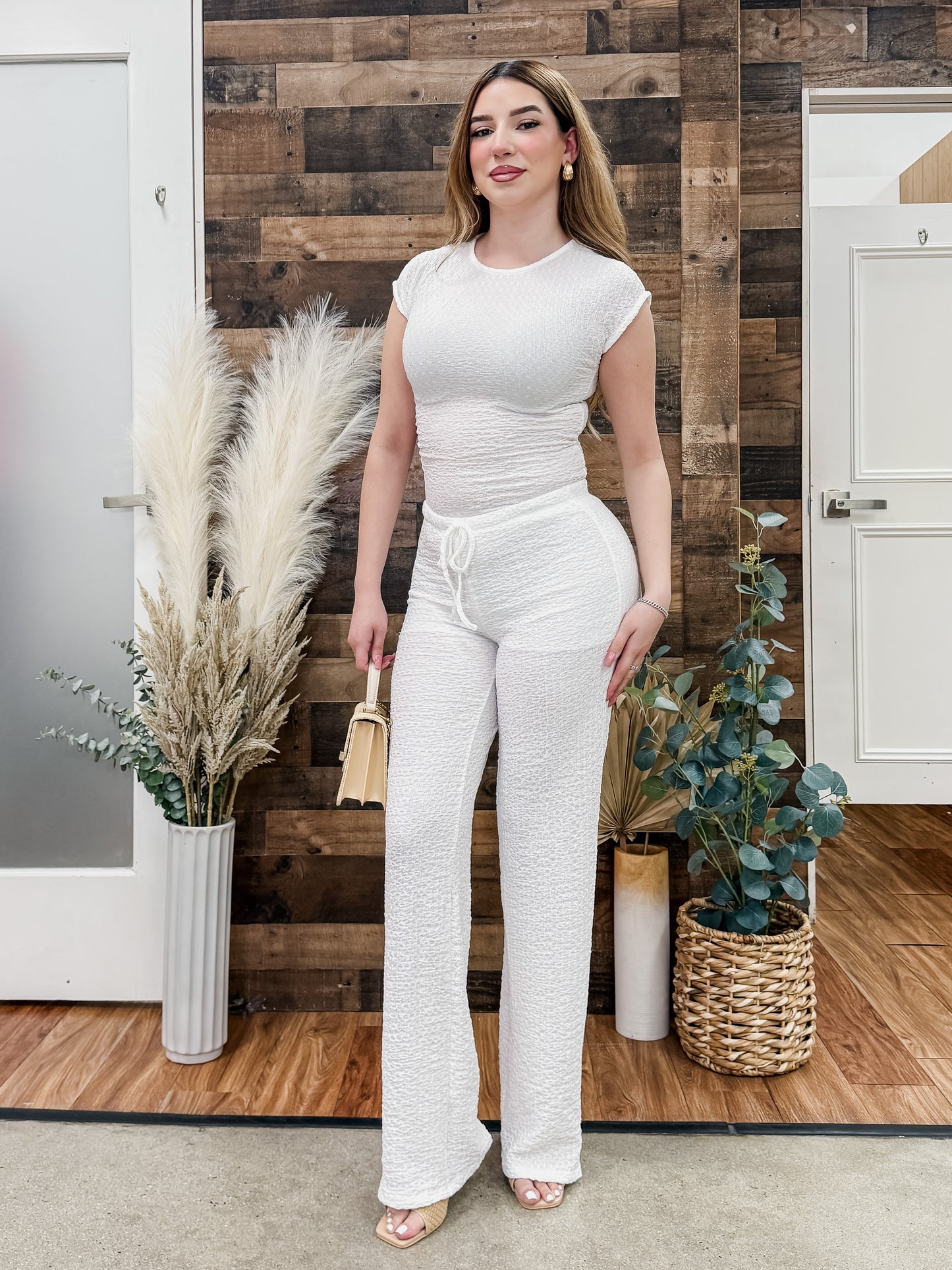 Isla Crinkle Stretch 2 Piece Set