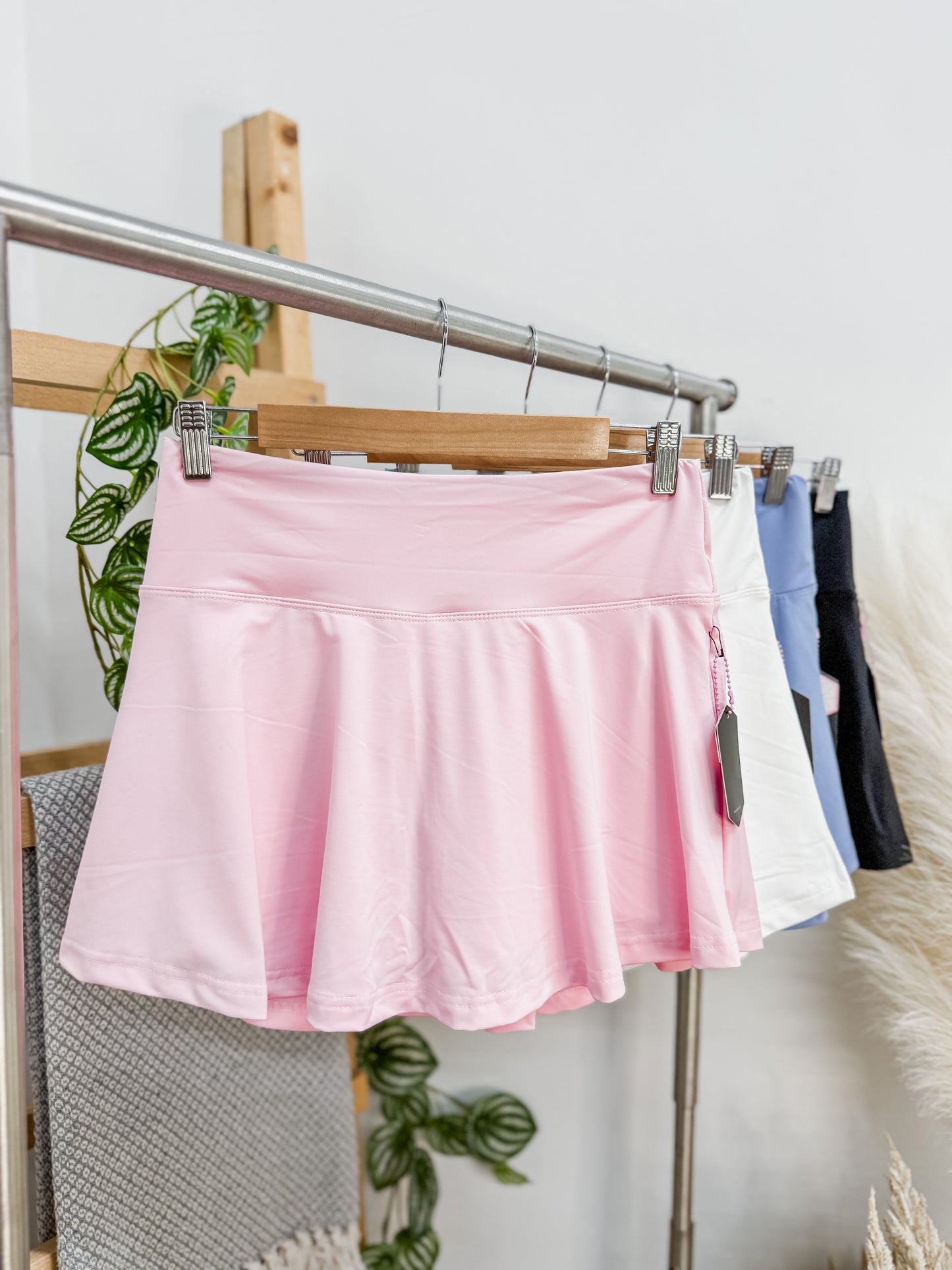Ari Stretch Skirt with Built In Shorts