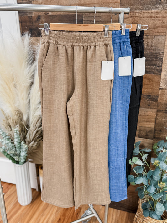 Leila Linen Loose Fit Pants