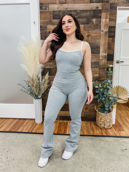 Dalia Flared Contrast Jumpsuit