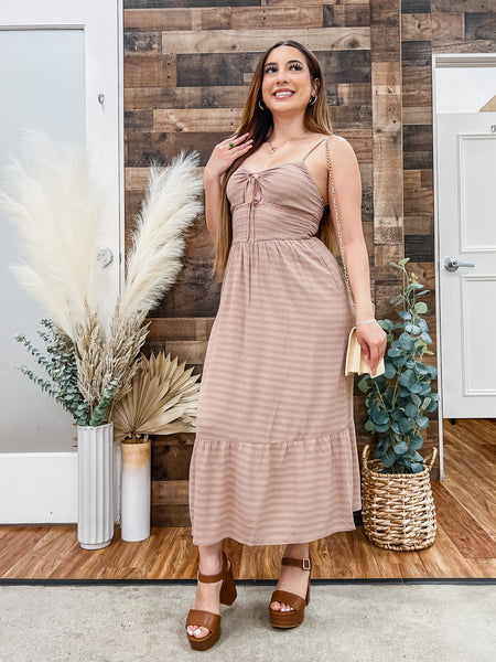 Olivia Summer Milkmaid Midi Dress