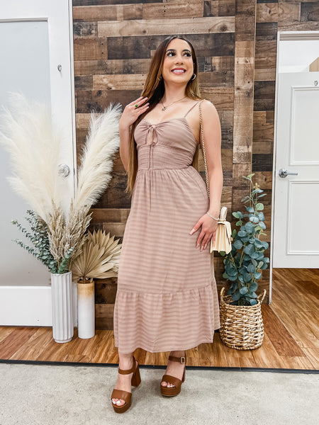 Olivia Summer Milkmaid Midi Dress